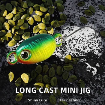 Shiny Sequin Micro Lure Long Cast Metal Carp Fishing Bait Lead Material Small Iron Plate Horse Mouth Saltwater Fish Mini Jig – Metal Jig – view 3