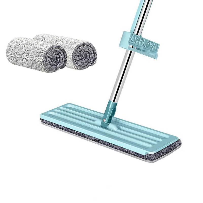 Dust Mop for Floor Cleaning Microfiber Professional Dry & Wet Flat