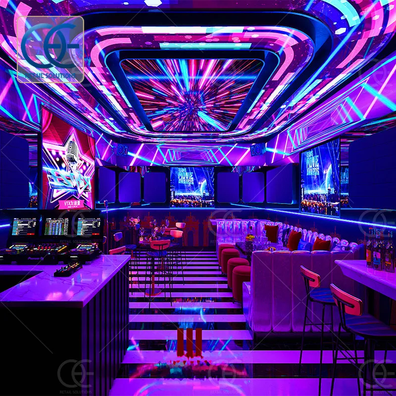 Shop Our Private Club Interior Design - Night Club Bar Counter