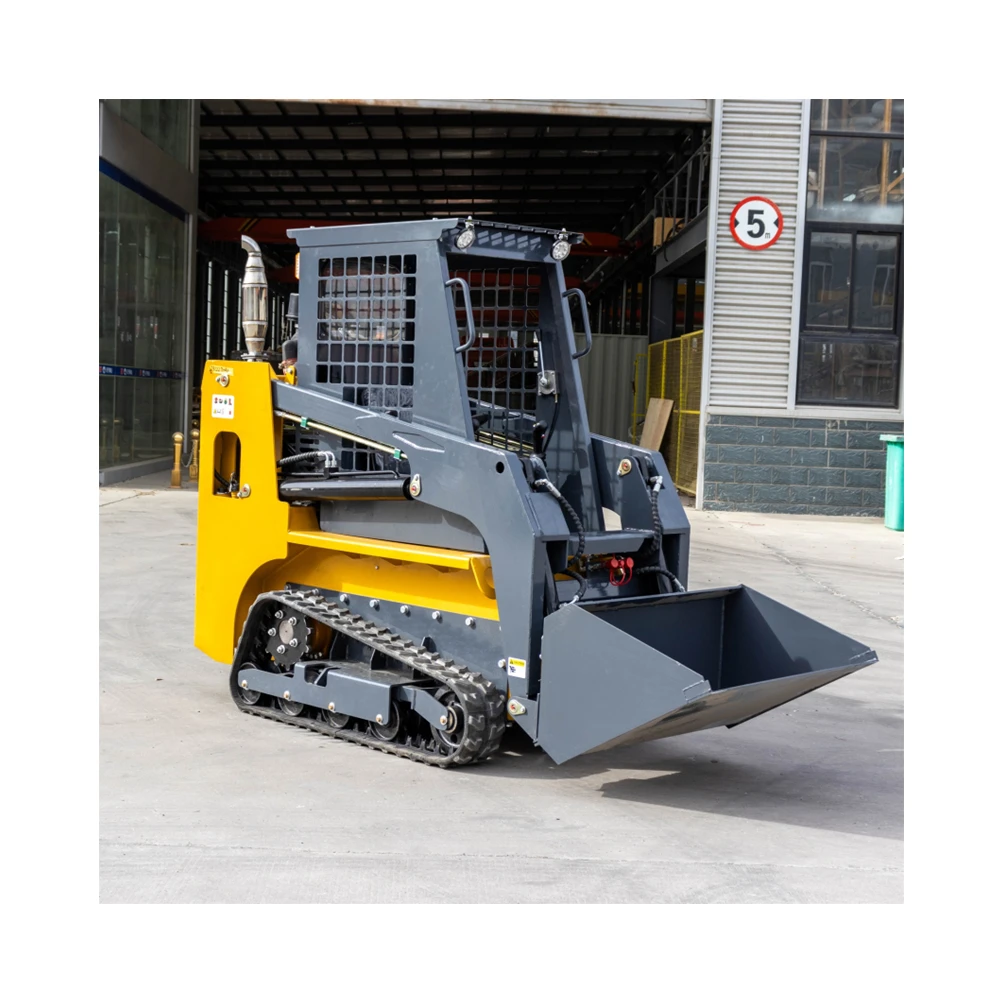 CE ISO EPA Жаңы кичине 25HP 50HP 65HP 500кг-1200кг Skid Steer Loader Micro Wheel жана Track Steer Skid Loader