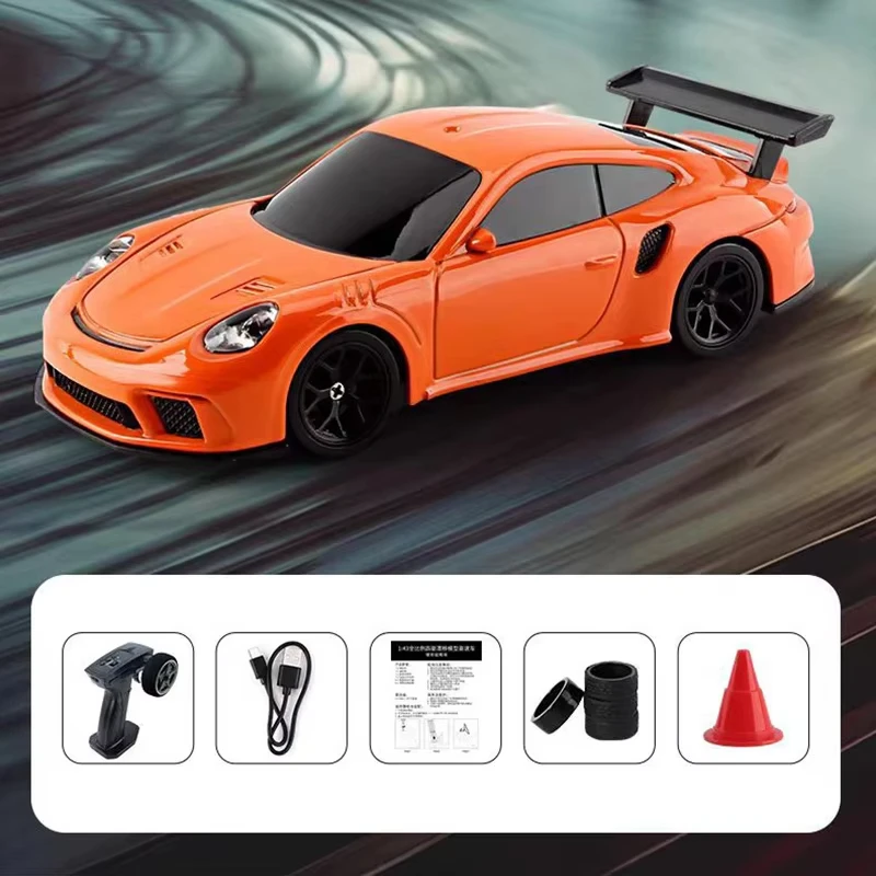 1/43 Scale High Speed Electric Remote Control Racing Car Mini Rc Drift Drive Car for Boy Christmas Gift