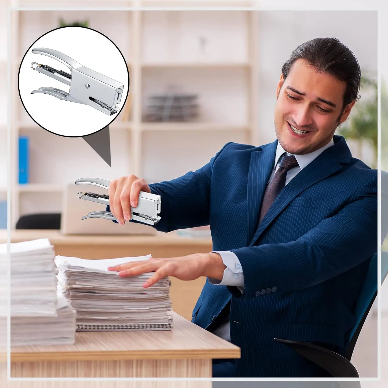 Хит продаж металлические ручные степлеры для школьного офиса