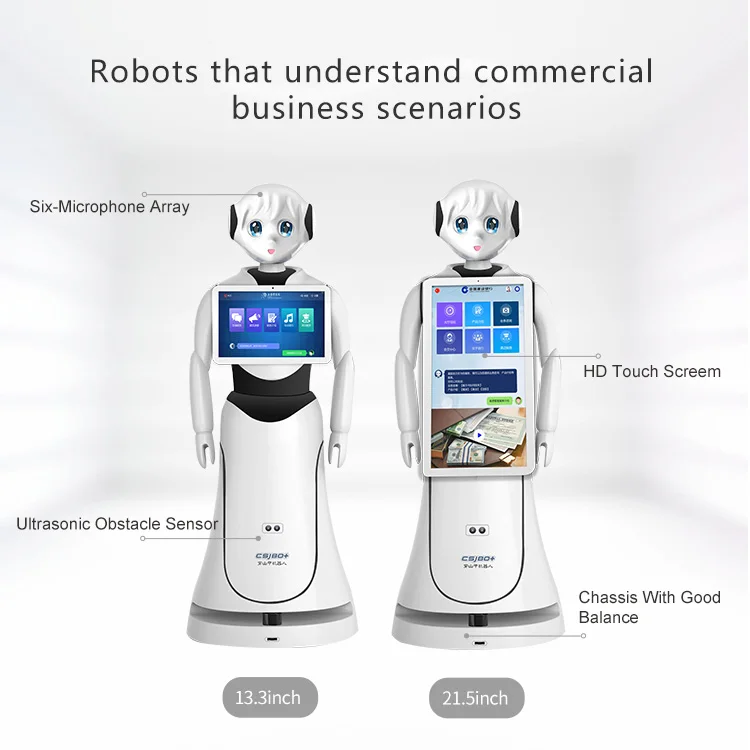 AI Humanoid Robots for Talking Reception Service Robot AI Reception Robot