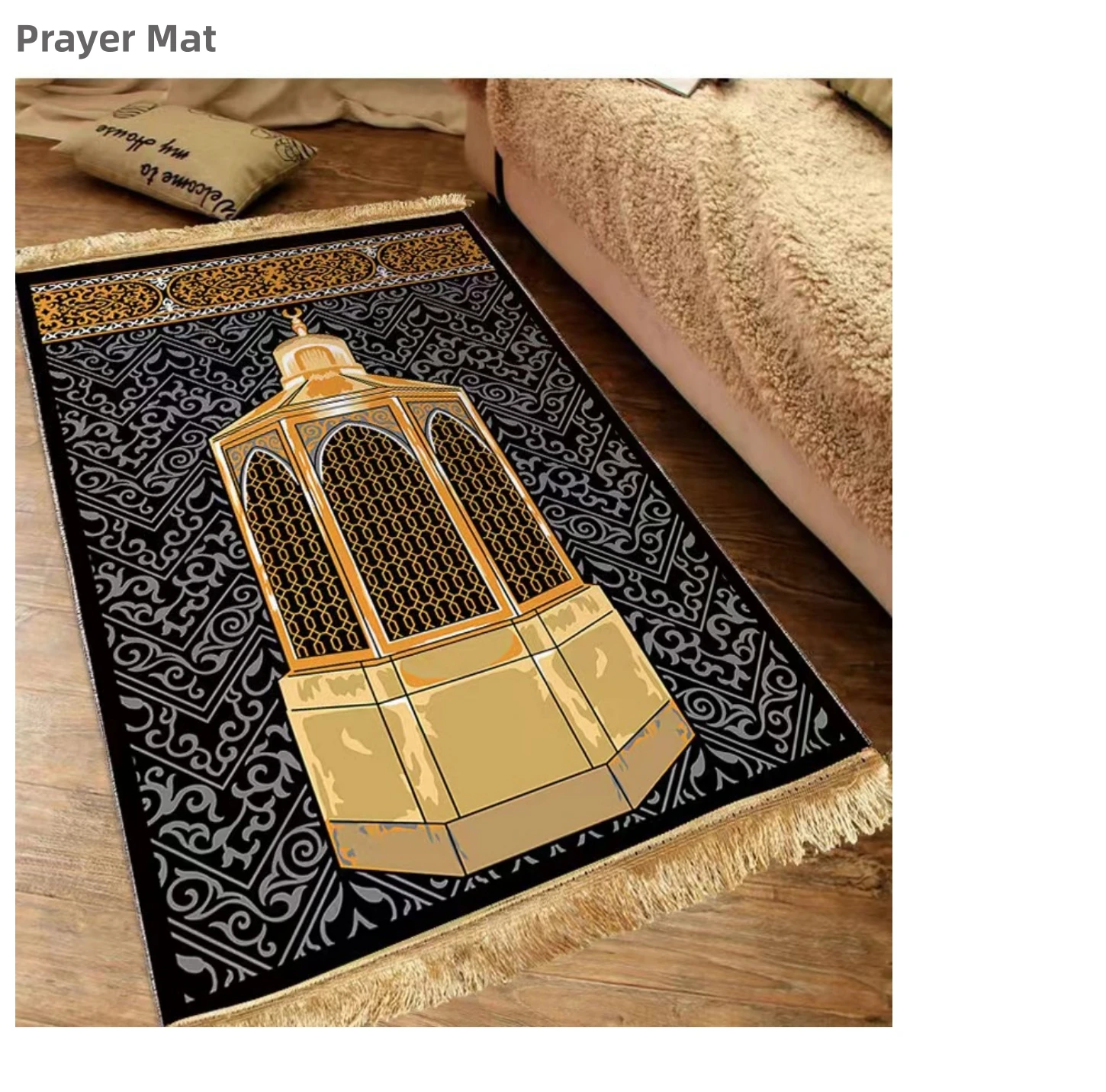 Wang Jun Islamic Carpet Adult Arabic Sejadah Prayer Mat Soft Prayer Mat ...