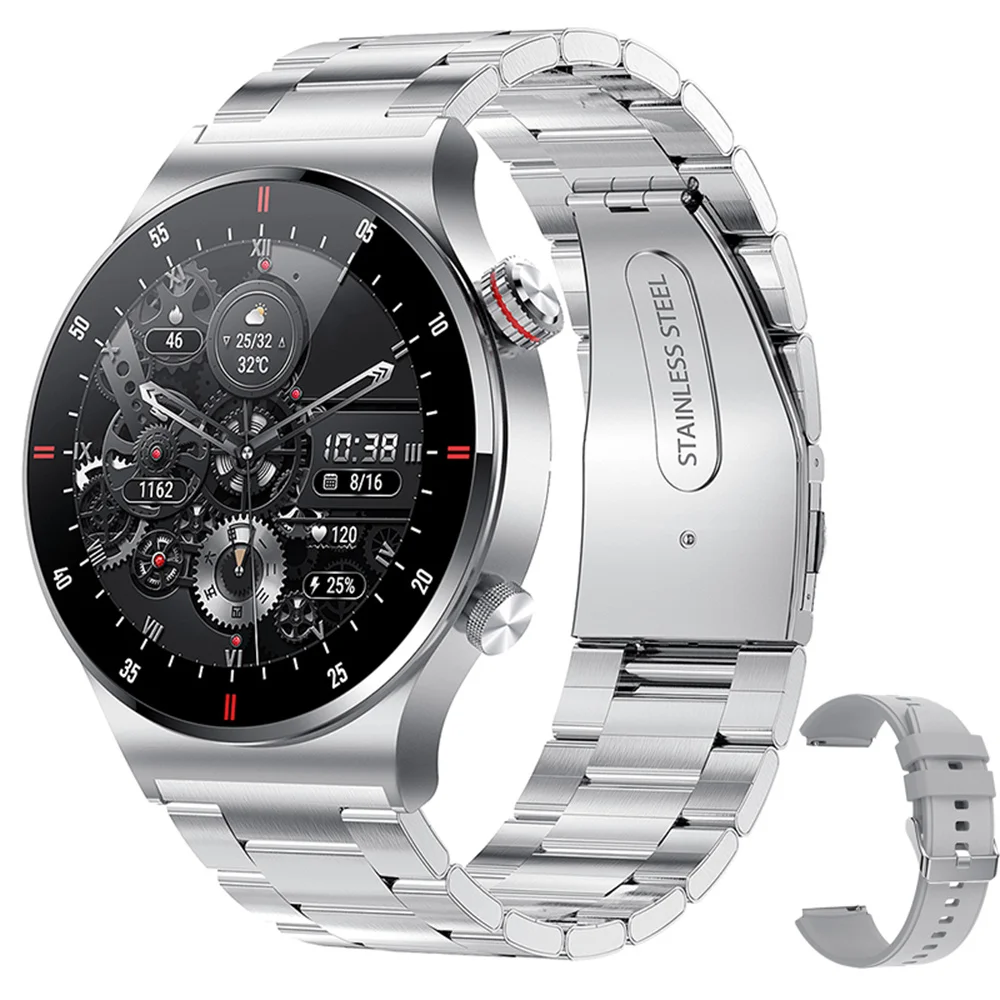 Sport Ip67 Reloj Smartwatch Touch Screen Hombre Mujer Qw33 Smart Watch with Calling Function 2024 Good Quality Watches for Men
