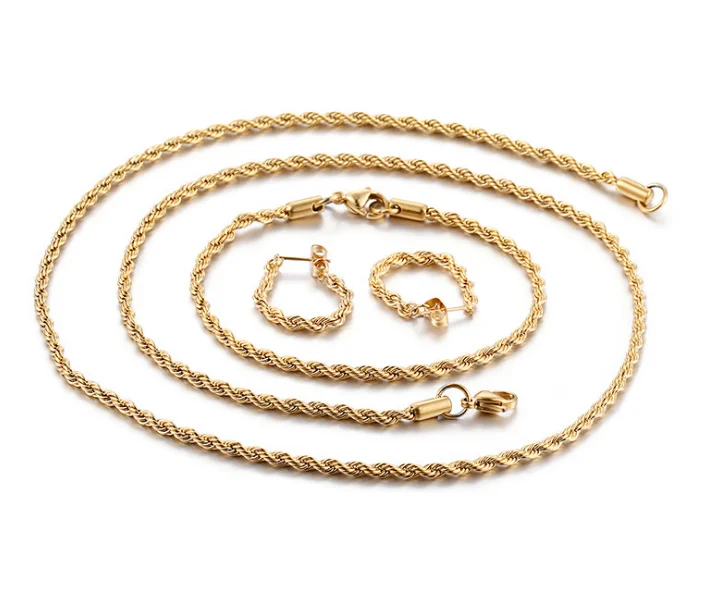 Hot Sale Unisex 18k Gold Plating Long 