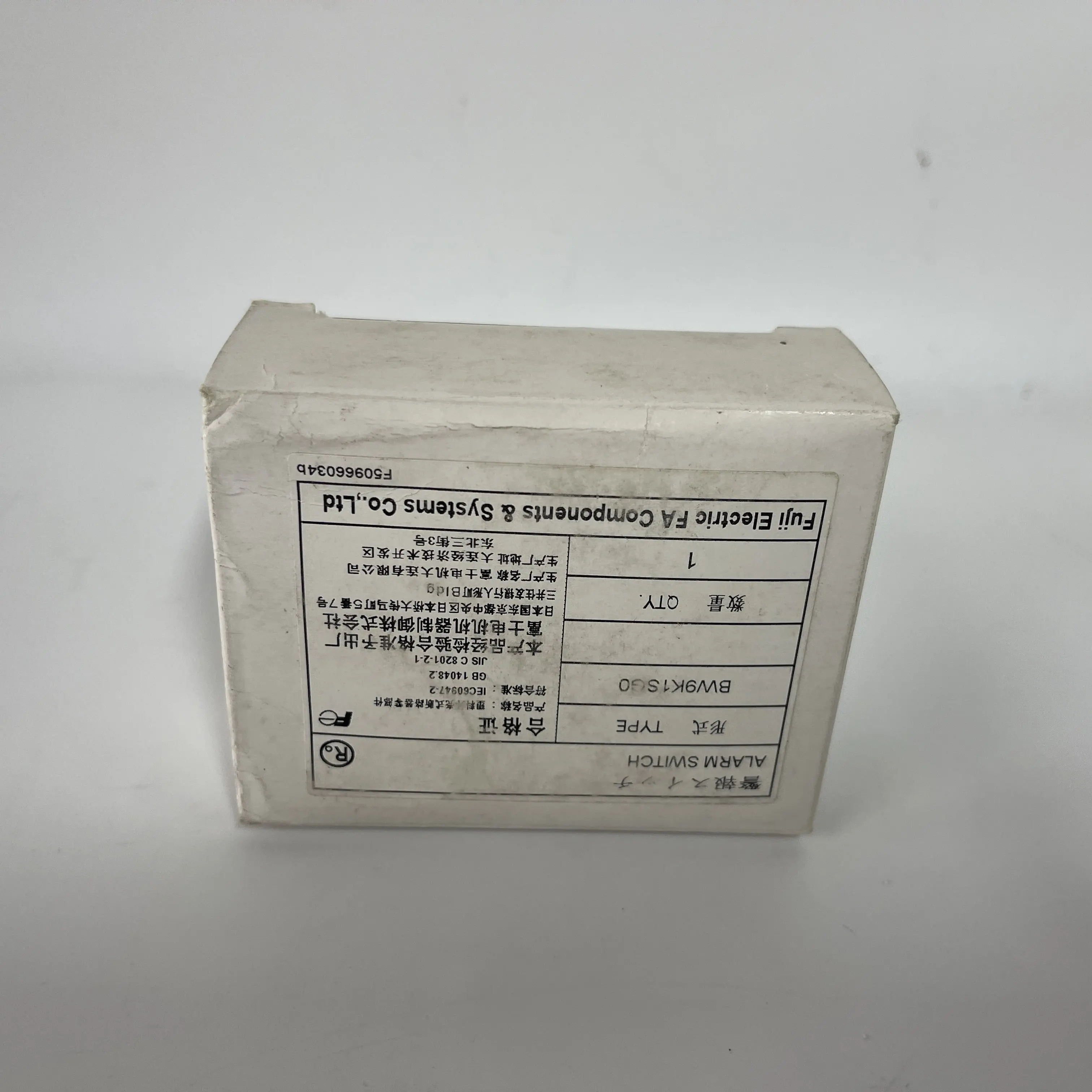 Fuji Alarm Switch BW9K1SG0 Fuji Alarm Switch BW9K1SG0