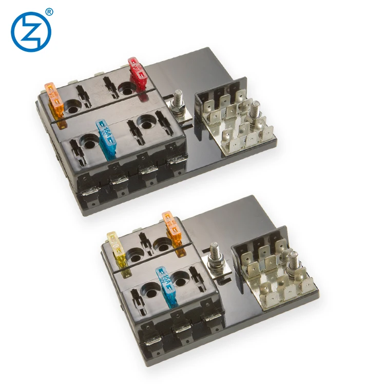 Automotive Fuse Holder Blade Fuse Block Multi Way Terminal Fuse Block with LED
