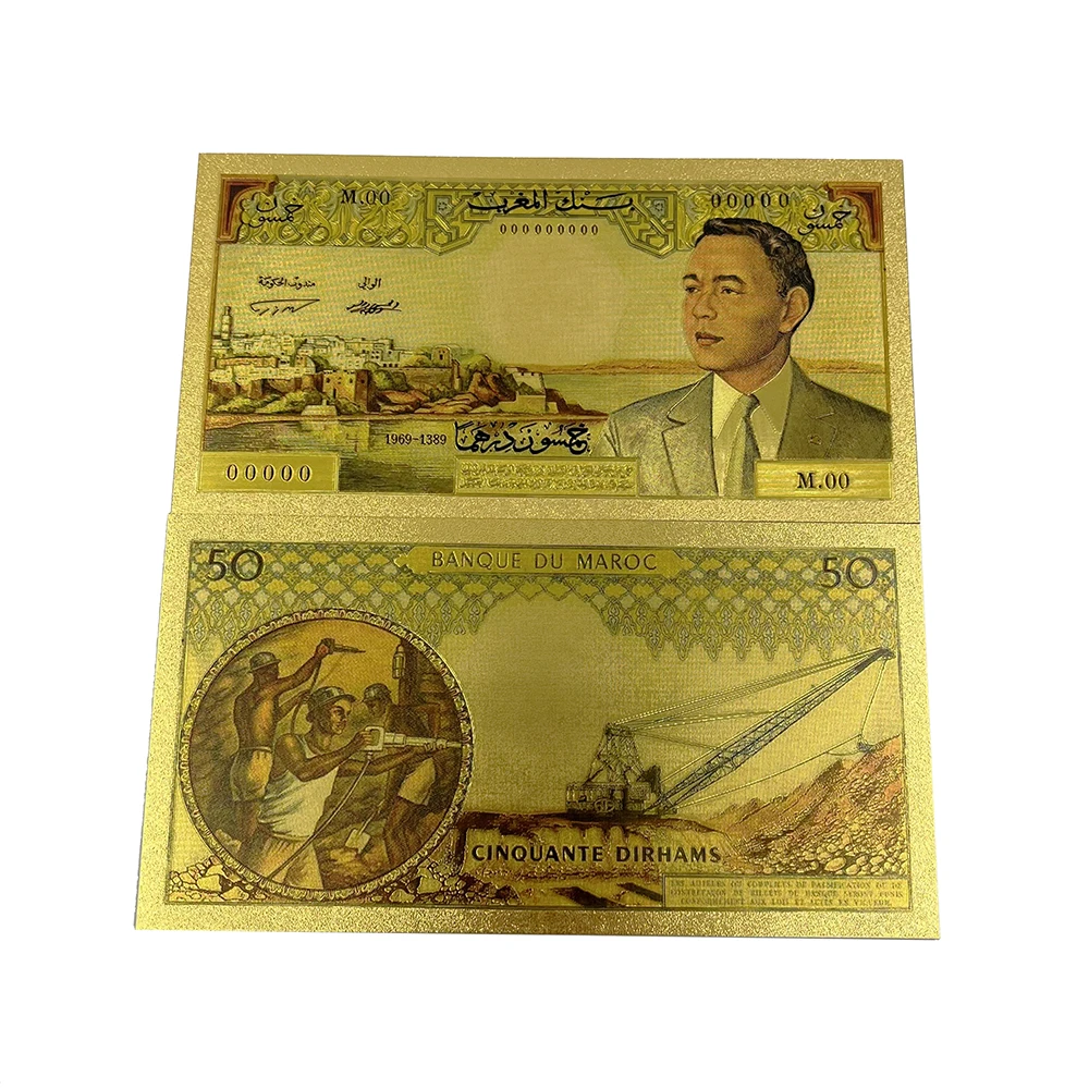 摩洛哥金箔塑料钞票用于收集迪拉姆纪念品金元钞票疯狂纪念钞| Alibaba.com