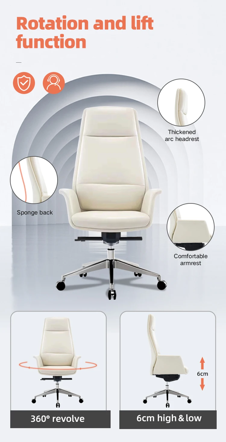 High Quality Modern Office Chair For Office Meeting Table Boss Lifting