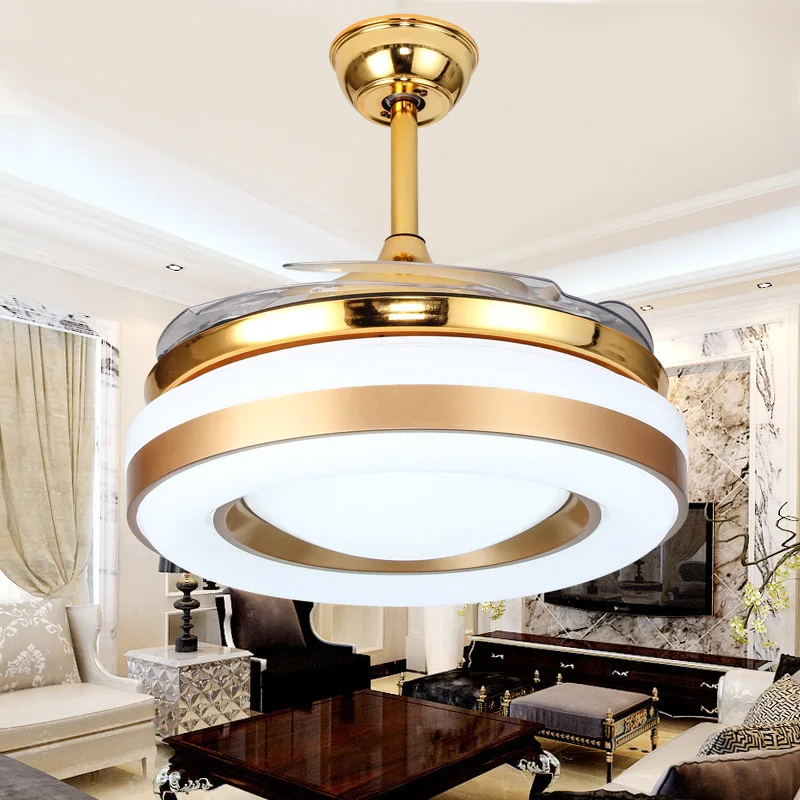 42 Inch Modern Ceiling Fan with Lights Ceiling Fan With Remote Control