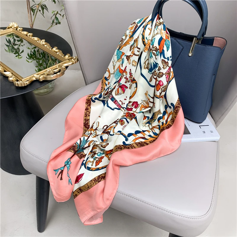 Luxury Printed Silk Scarves  Women's Square Scarves – Pipét Design