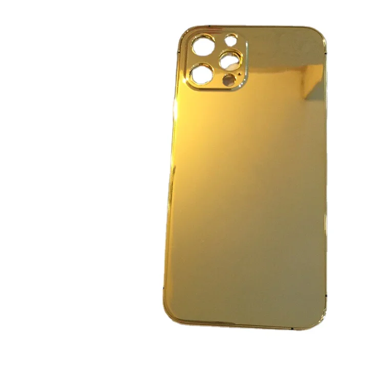 Luxury 24K Gold Plated Custom Housing For iPhone 12 Pro /Pro Max