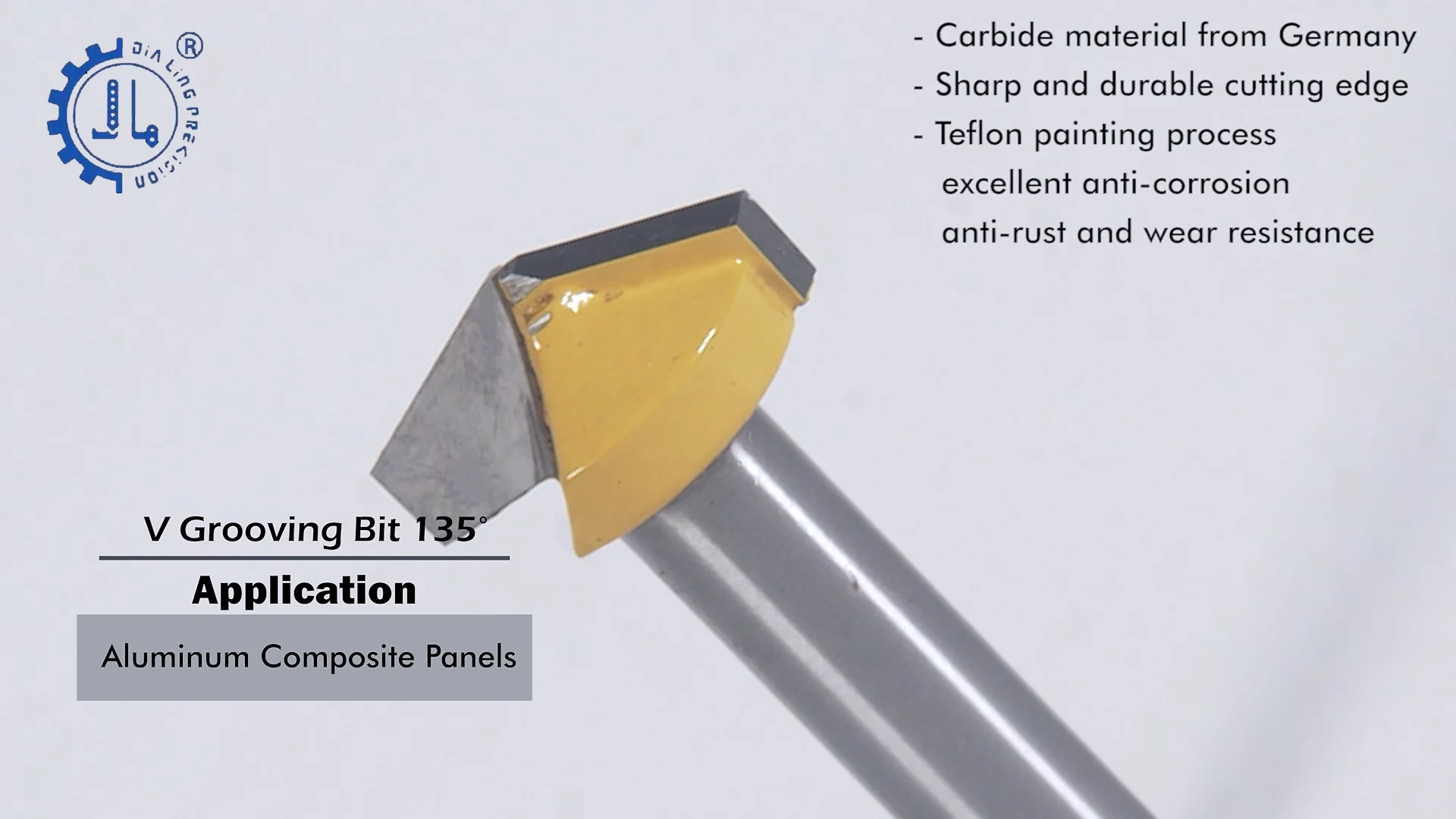 135 Degree 90 Degree Bits V Groove Carbide Router Bit Acp Aluminum Composite Panel Grooving
