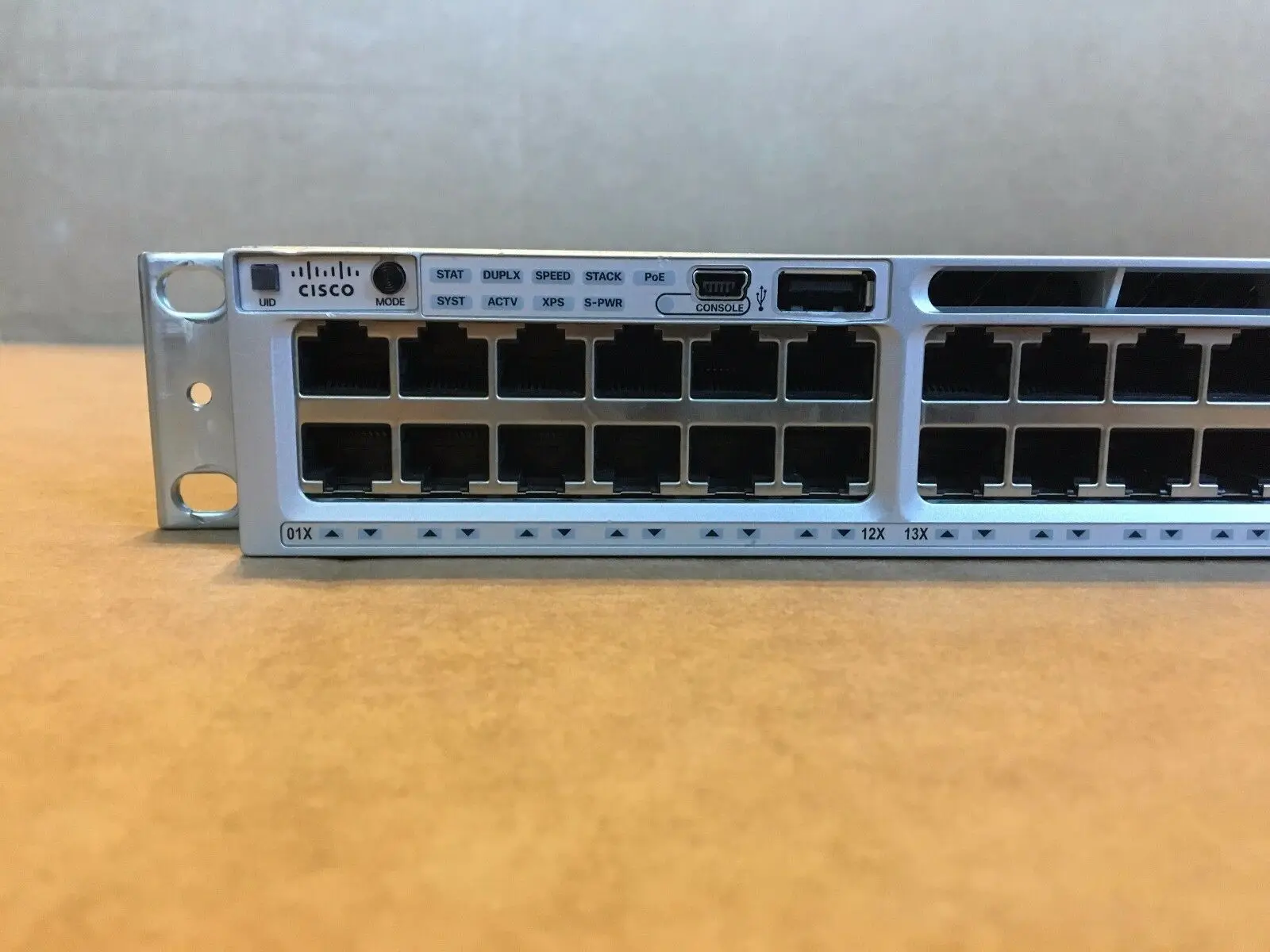 Used Network Switch 3850 48 Port 10/100/1000 Ethernet Upoe Switch Ws ...