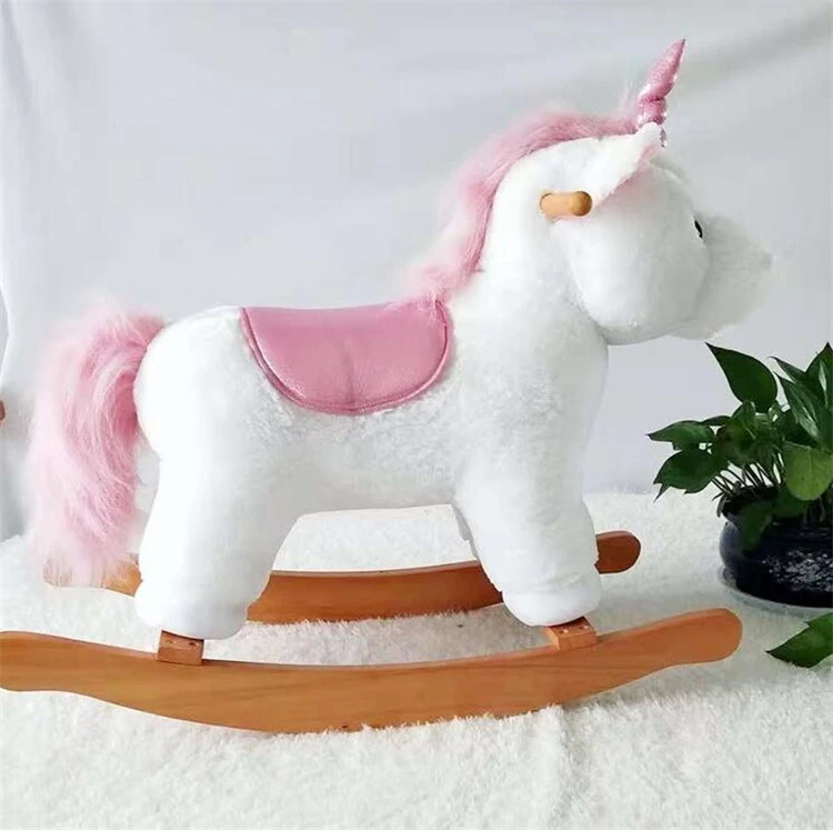 plush spring rocking horse