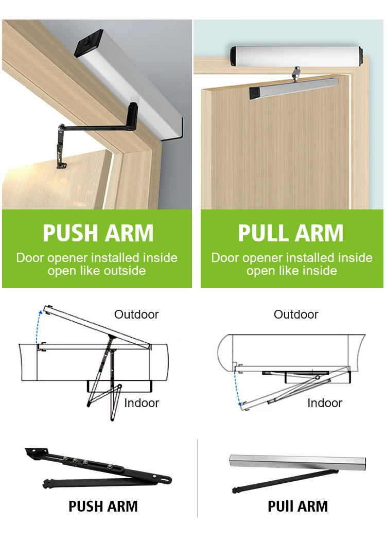 Smart Automatic Door Opener Electric Residential Swing Automatic Swing