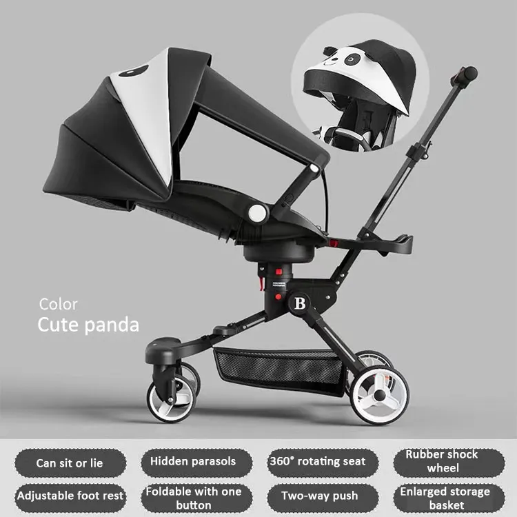 JXB Folding Stroller Baby Pushchair Lightweight Portable