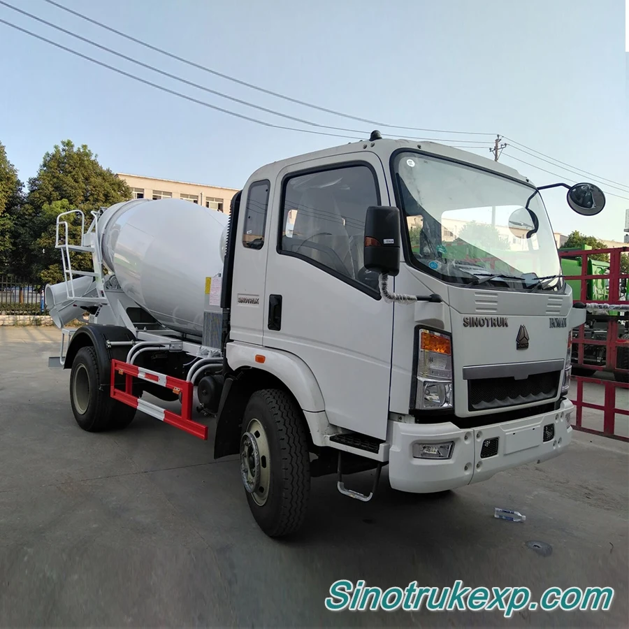 Sinotruk Homan H3 4*2 Mixer Truck Zz5168e3414c1r - Buy Homan 4x2 6 ...