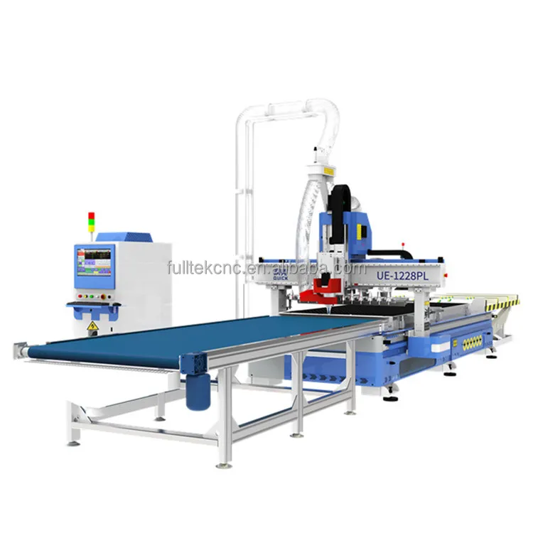 Quick UE 1224 Woodworking CNC Router Panel Furniture Making Machine with Loading Unloading System