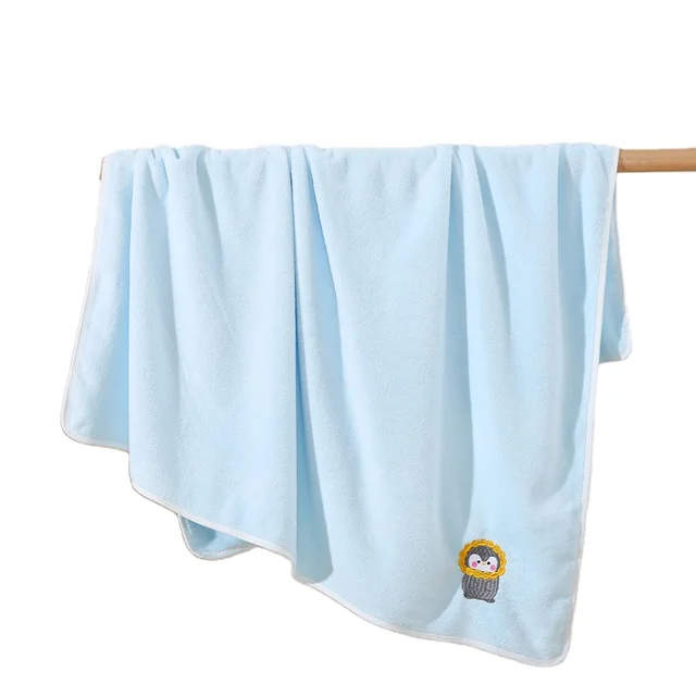 Baby bath towel new children's super soft Coral Fleece absorbent bath towel for baby quick drying kids bath towel