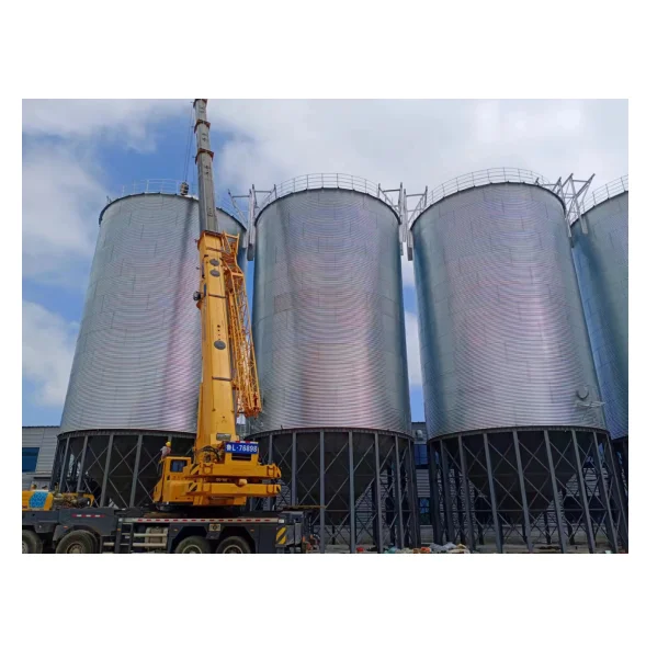 Large Capacity 100/300/500~1500 Ton Silos Grain Silo Storage with Conveyor Belt Bucket Elevator Factory Supplier Price