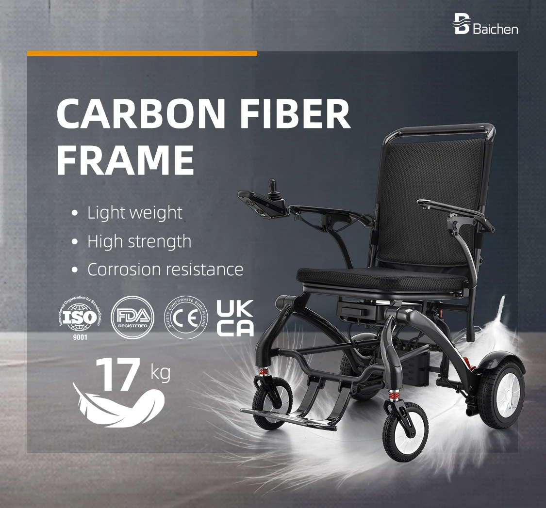 2024 Carbon Fibre Travel Folding Power Electric Ultra Lightweight Wheelchair For Sale Buy