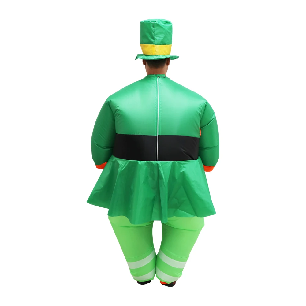 Green Color Ireland St. Patrick's Day Decoration Inflatable Suit Decor  St Patricks Day Inflatable Costume