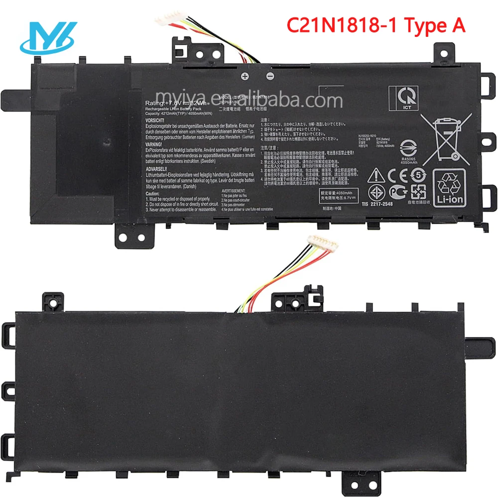 Batteria Originale Asus VivoBook 15 F515JA - 37Wh, 4850mAh, 7.7V - Foto 14