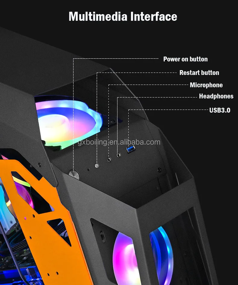 Customized Personalized Desktop Computer Server Cases Atx Matx Itx Pc