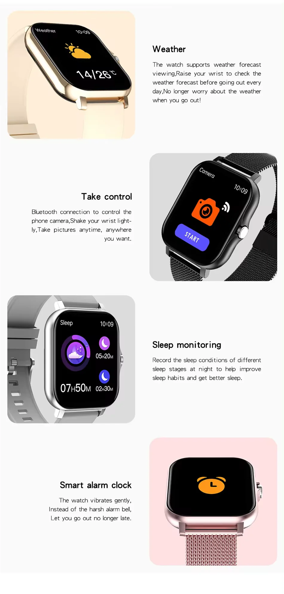 New 2024 Luxury Y13 Smartwatch - Waterproof Fitness Watch for Android ...