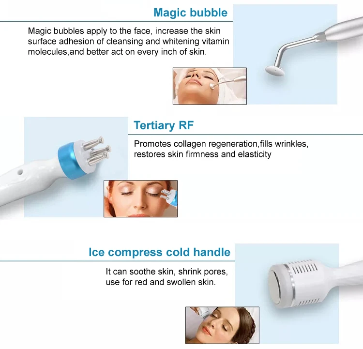 14 IN1 Aesthetic Medicine Hydro Beauty Facial Hydrodermabrasion Jet Peel Machine Skin Cleansing Tightening Wrinkle Removal