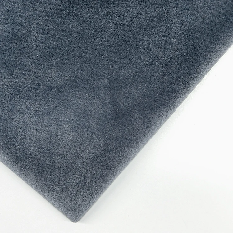 Plain Dyed Super Soft Two Side Velvet Fabric Polyester Material, High Quality Stretch Thick Velvet Fabric for Sale/ details