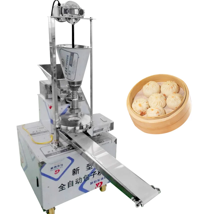 Fully Auto square steamed bun making machine momo in dumpling machine