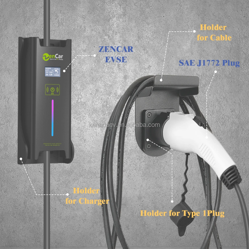 16a 휴대용 Ev 배터리 충전기 36kw Gbt 블루 Cee 플러그 Zencar Evse 전기 자동차 충전기 플러그 및 소켓 Ev 커넥터 Buy 16a 휴대용 Ev 7215