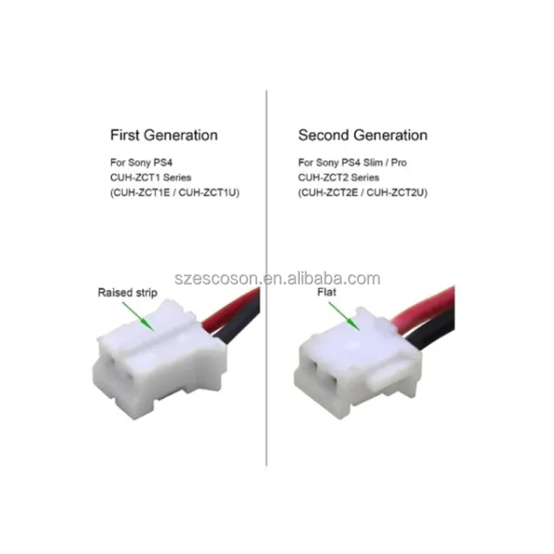 2000mAh Replacement Battery Pack for PS4 Battery Power Supply for PS4 Pro Slim Gamepad Battery Charging Cable