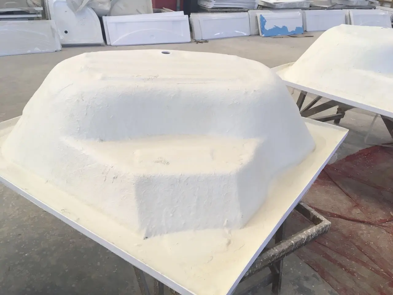 Triangular Acrylic Half-round Corner Plastic Bathtub Simple with Frame Control Panel for Soaking