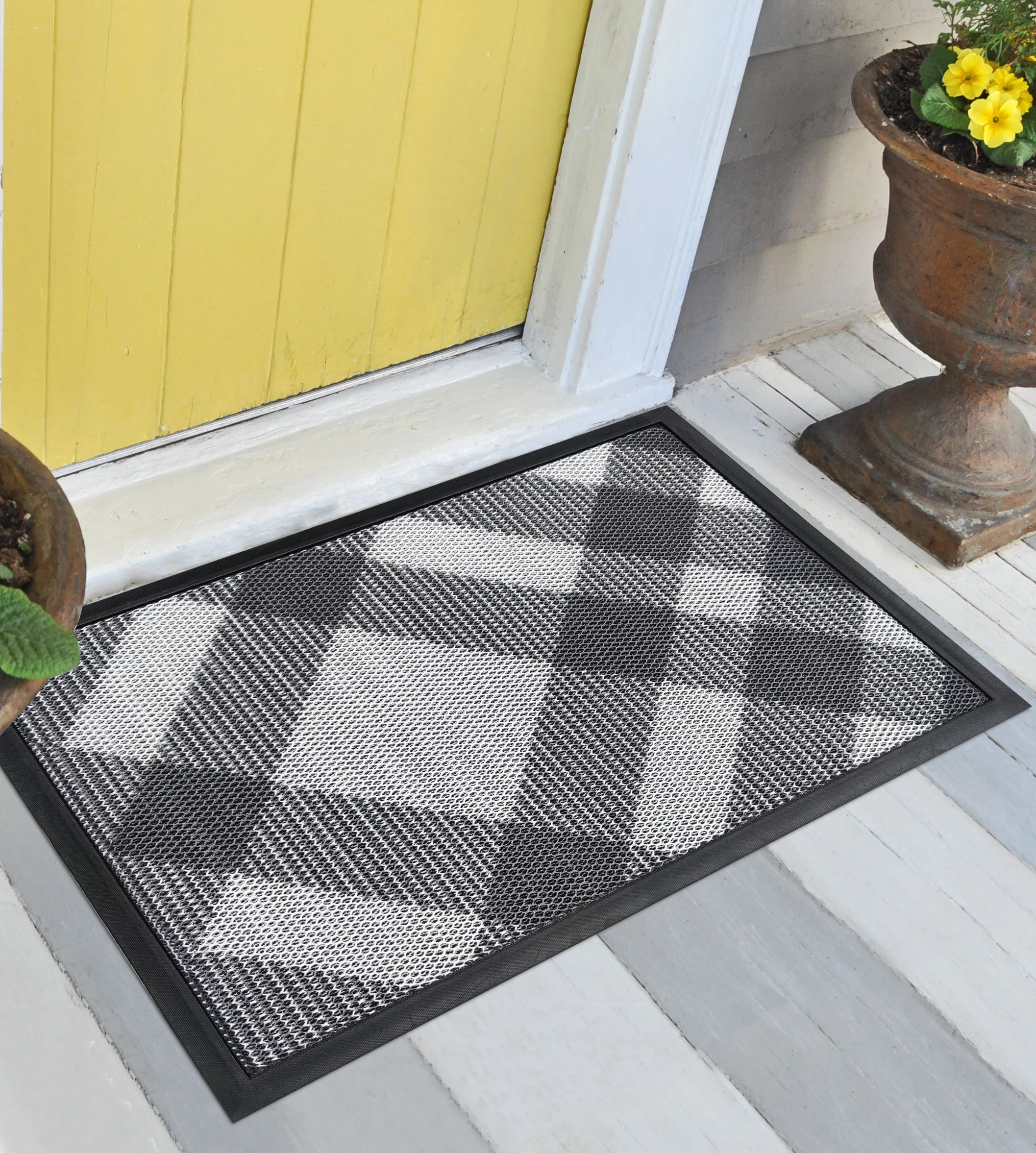 Better Dust Removal Effect Easy to Clean 3d Mesh TPE Backing Door Mat