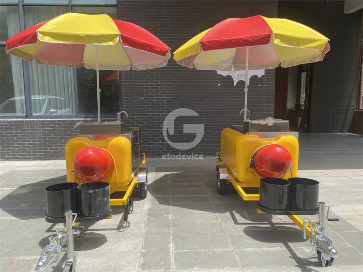 2024 Beautiful Design Most Popular Mobile Vending Snack Food Hot Dog Cart