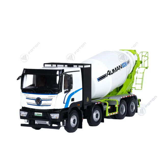 Foton e Auman C Mixer Truck New Energy Heavy Truck Alloy Model Car Promotional Gift Item