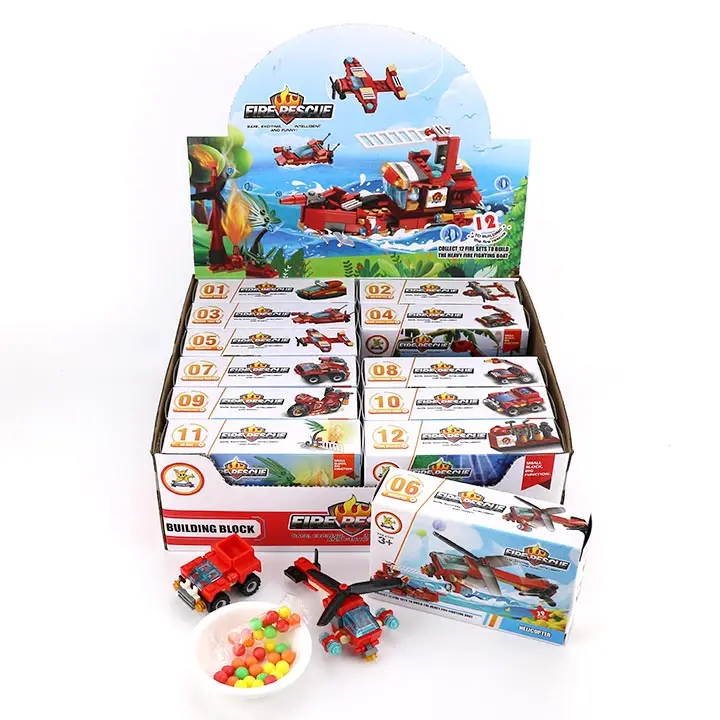 fire rescue plane toy candy