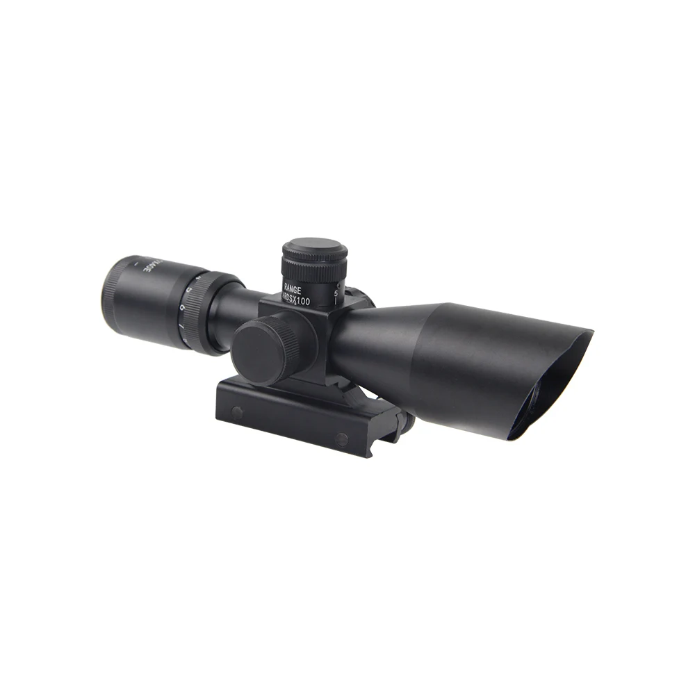  3-9X40 Red Green Illuminated Scope Fit For 20mm