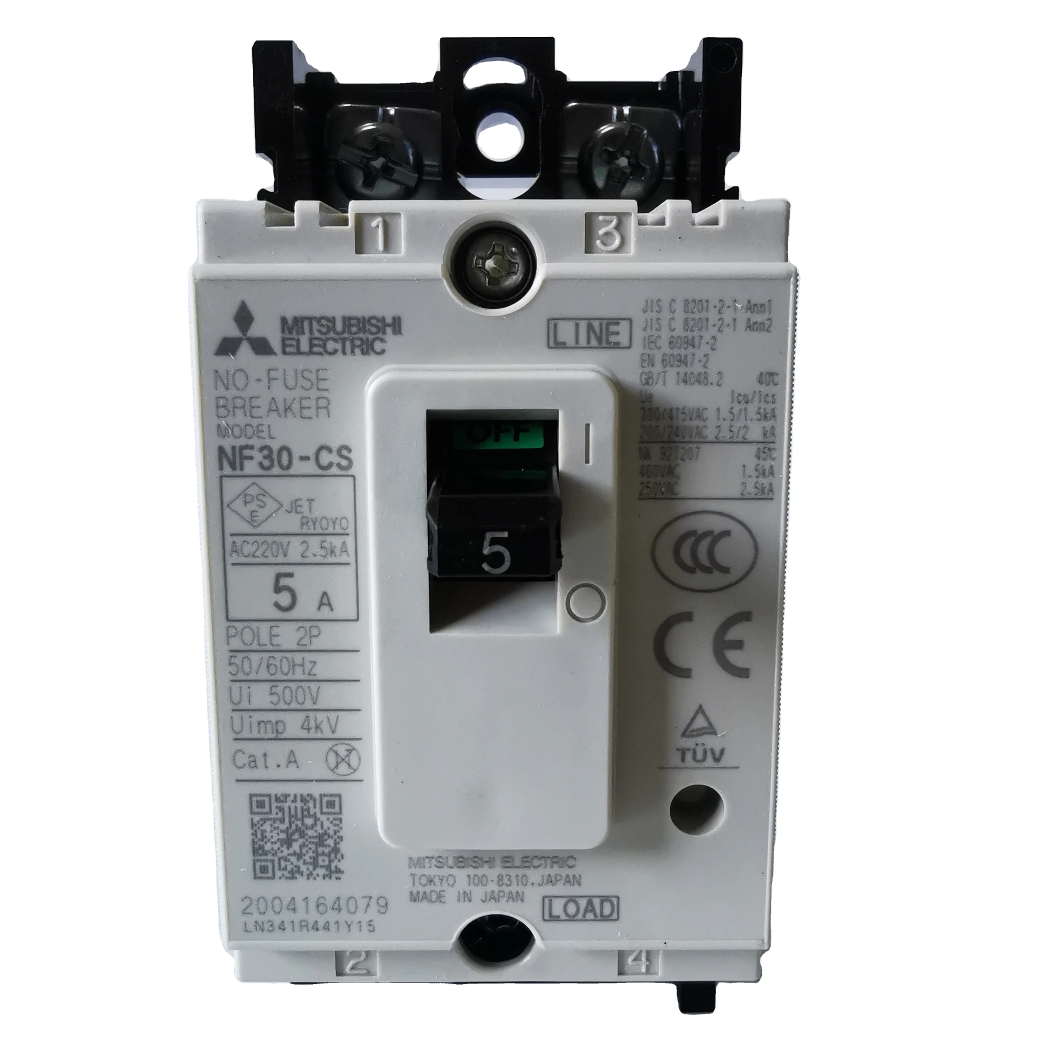 Mitsubishi NF30-FAU 2P 3P 10A 5A 15A 20A 30A - Reliable Circuit