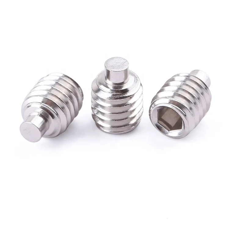 Non-standard customization hex socket set screw machine screw stainless steel SS304 316 plain