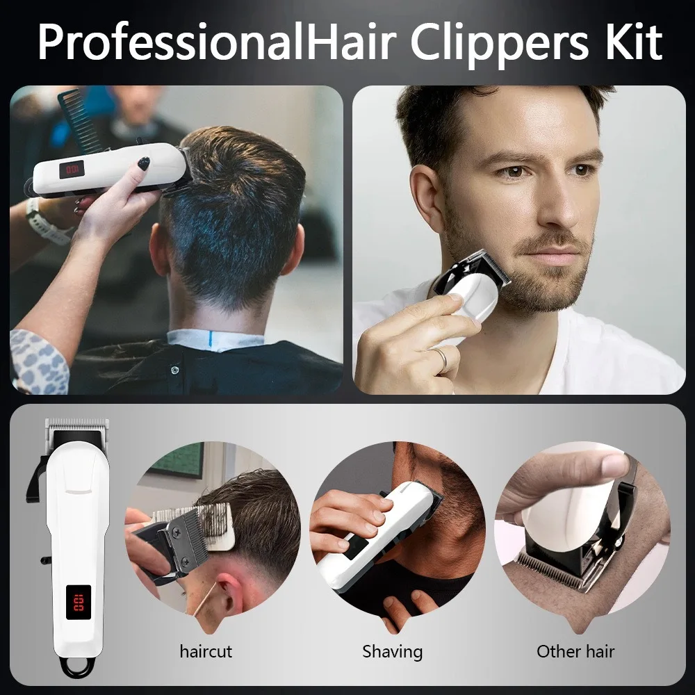 Multi-functional Professional Hair Clipper Kit Customized for Barbershop Body Trimmer