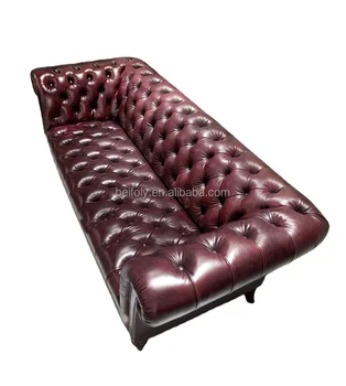 Foshan canapes American furniture sectional genuine leather modern Chesterfield couch live sofa room