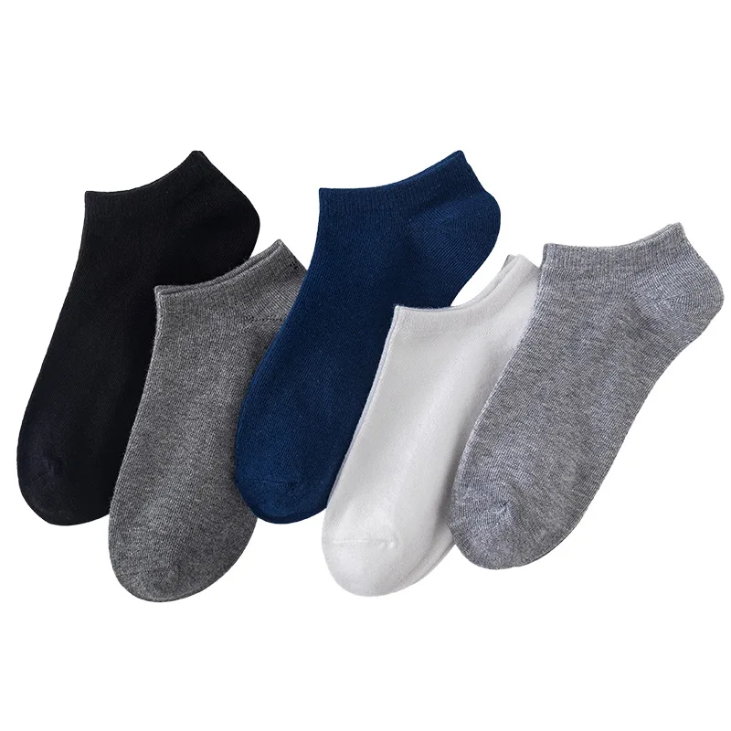 men's navy blue ankle socks