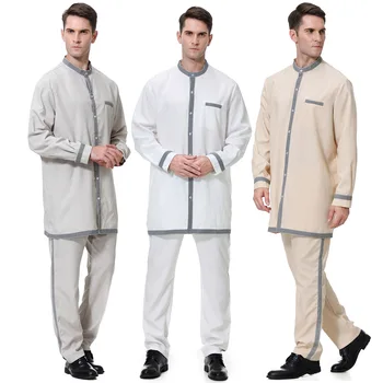 2024 New Pakistan Men's Set Indonesia Men's Loose Two Piece Matai Men's Combination Clothing Youth Middle aged Clothing
