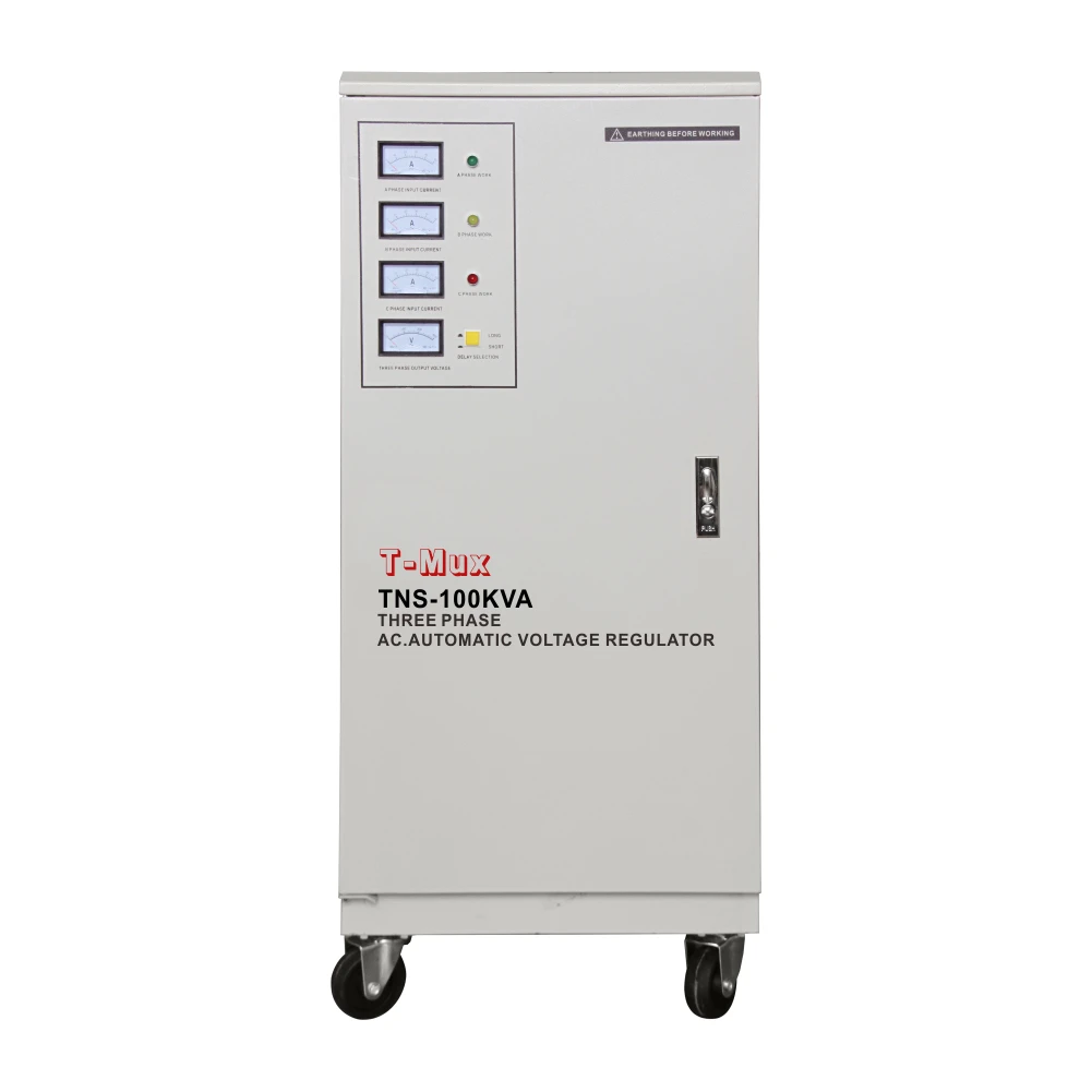 TMUX 100KVA AC Automatic Voltage Regulator Stabilizer for Office Three Phase Avr
