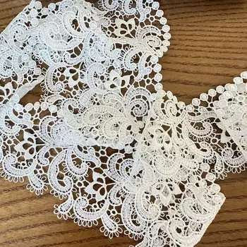 100% Polyester Embroidered Lace and Lace Clothing Accessories Water-Soluble Lolita Dress Cuffs & Neckline Water-Soluble Lace